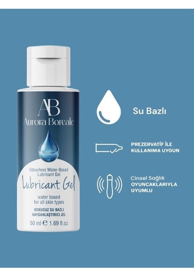 Aurora Boreale Sade Su Bazlı Kayganlaştırıcı Jel 50ml
