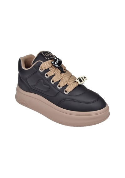 Guja İçi Polar Kadın Spor Ayakkabı Sneaker Gj-25k421 Siyah Siyah