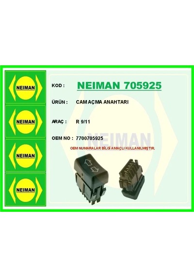 Cam Açma Anahtarı R 9/11