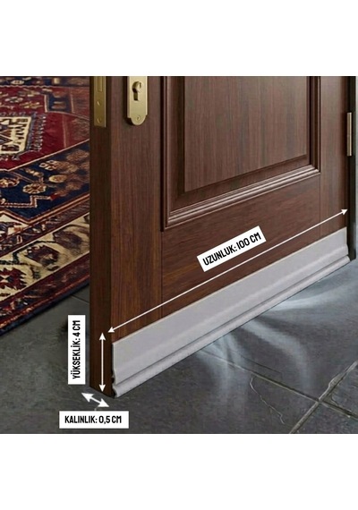 Buffer Kapı Altı Rüzgar Önleyici Bant Yapışkanlı Kesilebilir Toz, Ses Ve Hava Kesici İzolasyon Şeridi 100 Cm Diğer