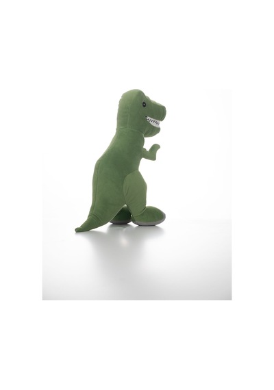 Sevimli Yeşil Dinozor, Tirex Peluş Oyuncak - Yumuşak Ve Eğlenceli Oyun Arkadaşı 40 Cm Yeşil