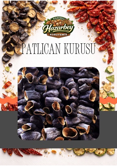 Kadirlihazarbey Dolmalık Patlıcan Kurusu 1 Bağ 45-50 Adet