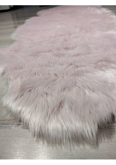 Yamalıhome Peluş Halı Apost Pembe 75 x 200Cm Post Halı