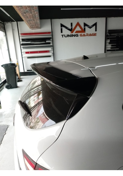 Clio 4 Bagaj Üstü Spoiler Piano Black Boyalı Spoyler