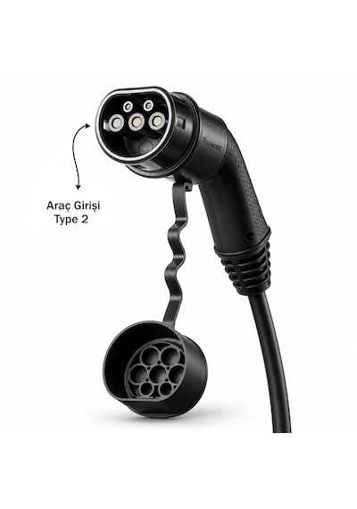 Truwatt V2l TOGG T10x Uyumlu 3 Çıkışlı Elektrikli Araç Adaptörü 220v 3 Metre