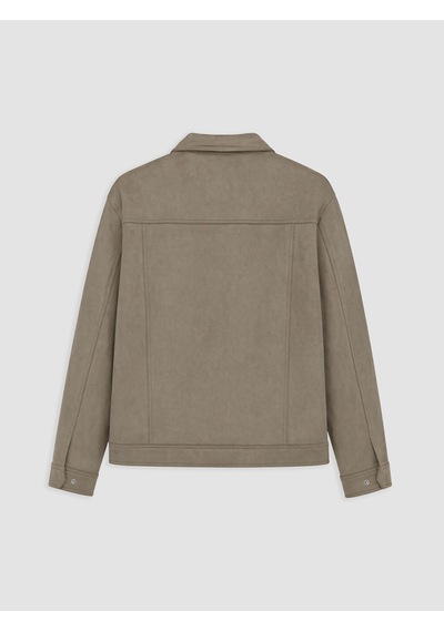 Lcw Vision Yeşil Regular Fit Süet Erkek Mont