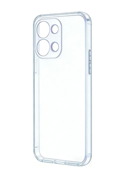 Oppo A6 Pro Kılıf Mkst Süper Silikon Kapak - Şeffaf