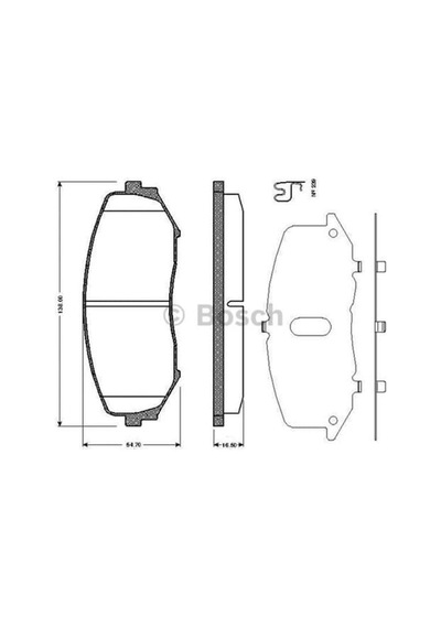BOSCH 986494241 Fren Balatası Ön Grand Vitara 05-15