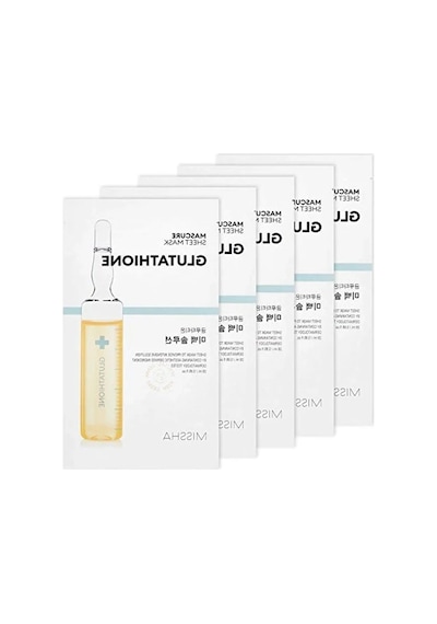 Mıssha Glutathione İçerikli Aydınlatıcı Yaprak Maske 1ad Mascure Whitening Solution Sheet Mask