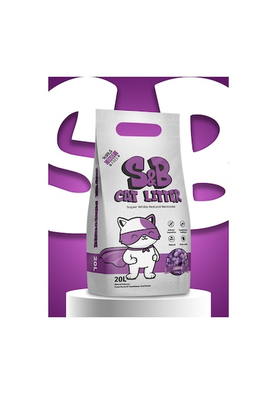 S&b Super Bentonite 20 Litre Lavantalı Topaklaşan Kedi Kumu