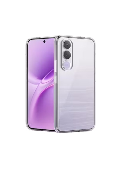 Microcase Vivo V70 Fe 5g İle Uyumlu Slim Serisi Soft Tpu Silikon Kılıf - Şeffaf Al3324