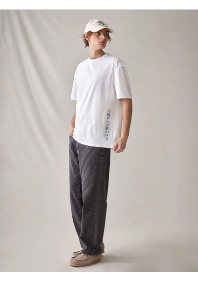 Beyaz Oversıze Blue Tokyo Tshirt Beyaz