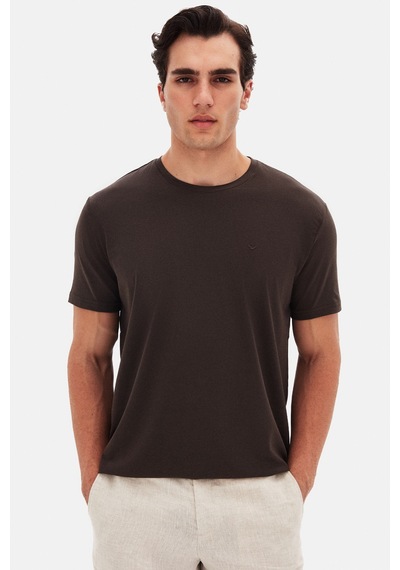 D's Damat Ds Damat Regular Fit Kahverengi Düz Nakışlı %100 Pamuk T-shirt 4hc140632006m Kahve D's Damat Ds Damat Regular Fit Kahverengi Düz Nakışlı %100 Pamuk T-shirt 4hc140632006m Kahve