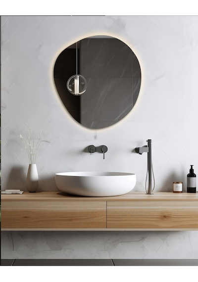 Flora Fuen Banyo Led Işıklı Makyaj Lavabo Aynası Cam