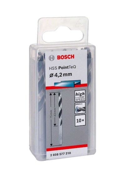 Bosch HSS-PointeQ Metal Matkap Ucu 4,2 mm 10lu