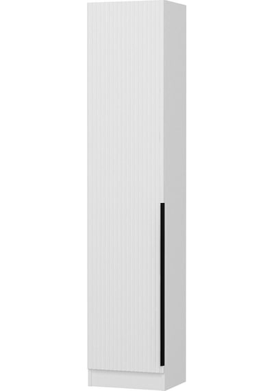 Minar Kale 210 Cm 1 Kapaklı 1b Raf Portmanto Byz Mbr Çizgili Byz