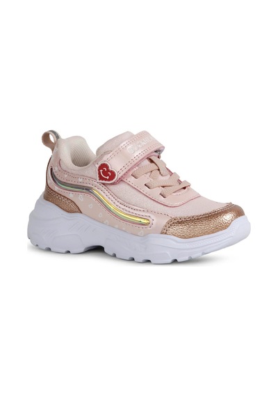 Buckhead Mindy Kız Çocuk Işıklı Spor Ayakkabı - Pudra Bronz Buck3031-009 Pudra