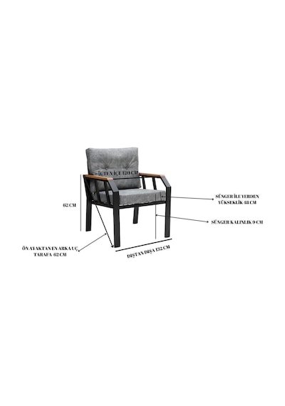 Tu Tienda Nergiz Model Bal Köpüğü Metal Renk- 2 1 1 Masa Bahçe Balkon Mobilyası,vizon Sütlü Kahve Tu Tienda Nergiz Model Bal Köpüğü Metal Renk- 2 1 1 Masa Bahçe Balkon Mobilyası,vizon Sütlü Kahve
