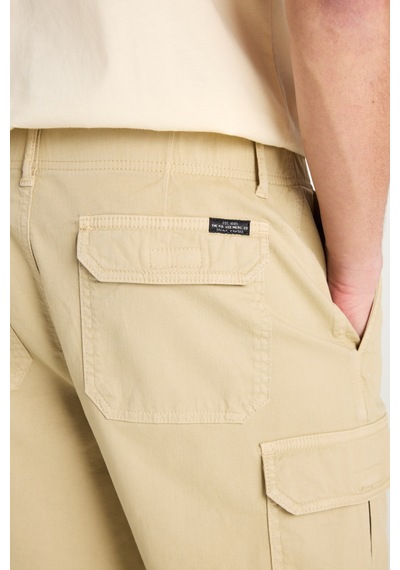 Lee Relaxed Fit Geniş Kesim Chino Erkek Cargo Şort 71ja4897614 Bej