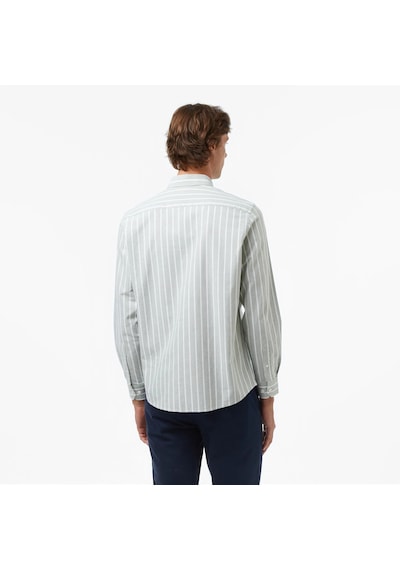 Nautica Classic Fit Erkek Çizgili Gömlek W57405t Yeşil