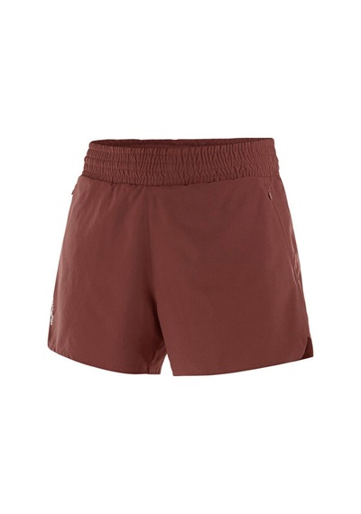 Salomon Shkout Core Shorts 4 W Kadın Koşu Şortu Lc2948600 Kahverengi