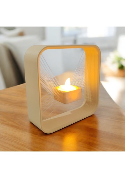Havada Asılı Led Mumluk 3d Baskı Dekoratif Mumluk