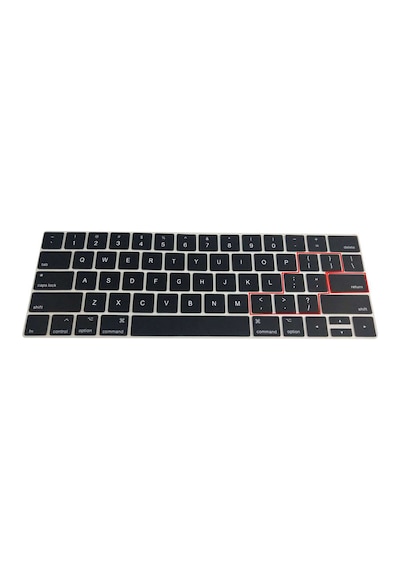 Apple Uyumlu MacBook Pro 15,4' A1707 Yurtdişi Klavye Kuruyucu Us English