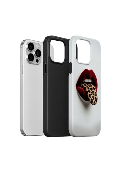 Velvoria Valestra Leopar Dudak Apple iPhone Uyumlu 12 Pro Max Darbe Korumalı Kılıf Valestra Select - Leopar Dudak