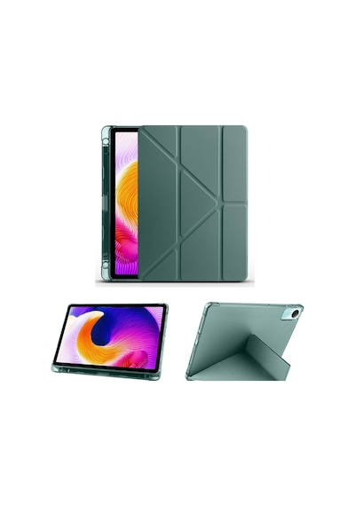 Xiaomi Redmi Pad Se Uyumlu Kalem Bölmeli Standlı Kılıf + Ekran Koruyucu + Kalem 3'lü Set Kılıf