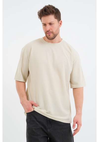 Redline Sway Erkek Oversize Tişört Bej