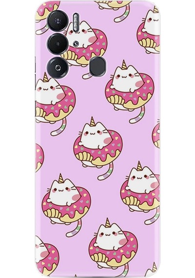 Tecno Pova Neo Kilif Resimli Silikon Unicorn Donut 1417 557178990