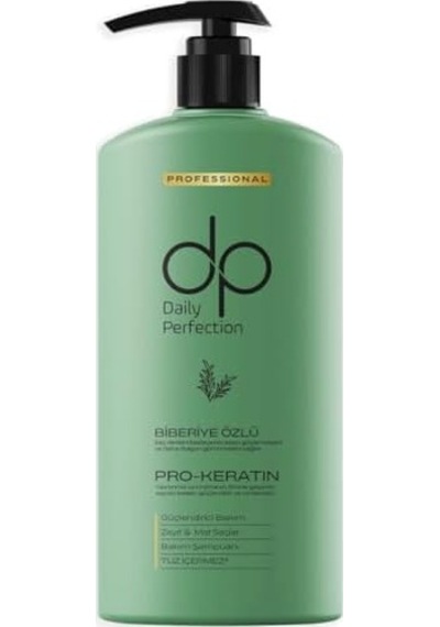 Daily Perfection Biberiye Özlü Tuzsuz Şampuan 425 Ml - Dökülme Karşıtı Keratin Ve Biotin Destekli Onarıcı Bakım Şampuanı