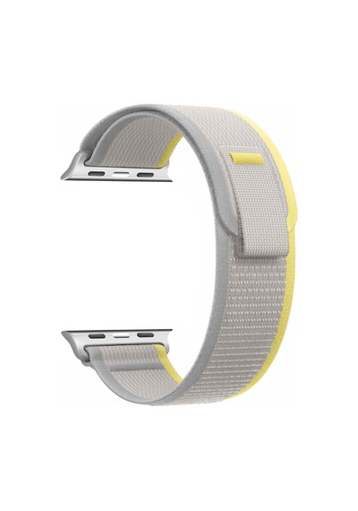 Caseonn Apple Watch Uyumlu Se 44mm Kordon Arazi Tipi Patika Kumaş Kayış Bej