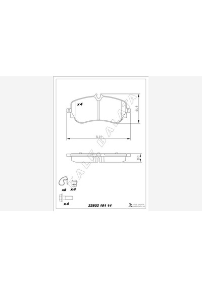 Balata - 981 - Arka Tge Panelvan / Van-platform - Dpmıx-hb - Şasi 16-