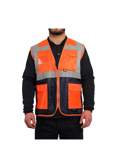 Bestguard Refrektörlü Mühendis Yeleği Cepli 001