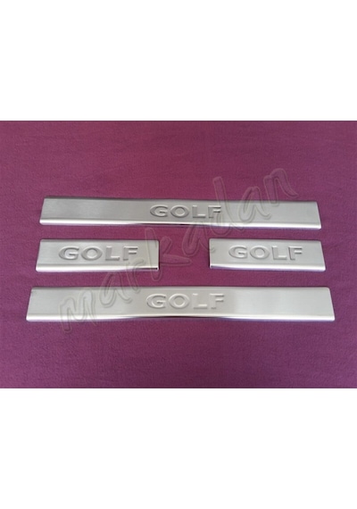 Woc Chrome Vw Golf 7 Krom Kapı Eşiği 2013 Sonrası 4 Parça  Paslanm