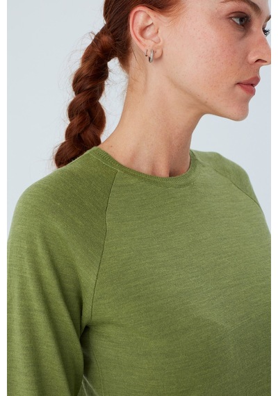 Peraluna Vanessa Pullover Merino Yünlü Yanları Yırtmaçlı Ince Kadın Triko Kazak Yeşil-yeşil Yeşil Peraluna Vanessa Pullover Merino Yünlü Yanları Yırtmaçlı Ince Kadın Triko Kazak Yeşil-yeşil Yeşil