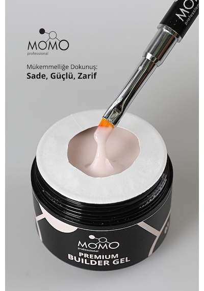 Momo Professional Premium Builder Gel Protez Tırnak Jeli No.03 Açık Bej 55 gr