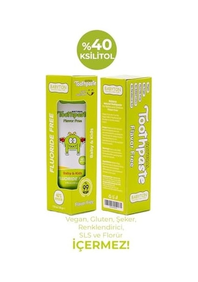 Babyton Doğal Aromasız Diş Macunu 3'lü Set 50 Gr