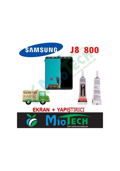 Samsung Uyumlu Galaxy J8 J800 Lcd Ekran Dokunmatik Ürün-Siyah