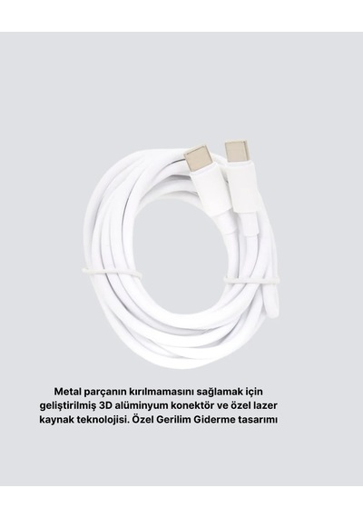 Ers Dayanıklı Dış Kaplamalı 30w 5.0a Type-c Hızlı Şarj Ve Data Kablosu