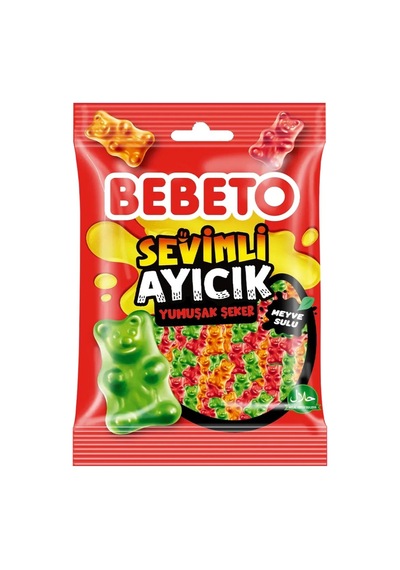 Sevimli Ayıcık 80 Gr. Jelly 12'li Paket