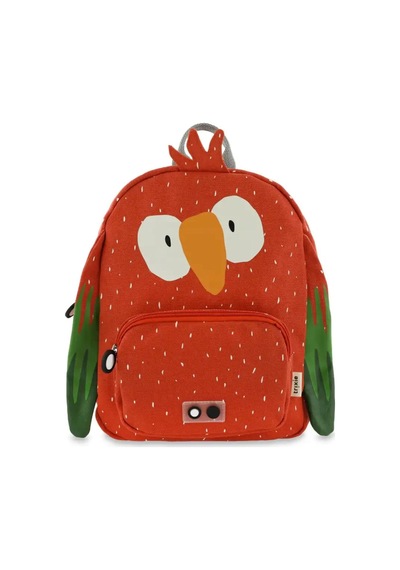 Mr. Parrot Anaokulu Çantası - Çocuk Okul Sırt Çantası - 23x31x10cm - 90-227-12292 Çok Renkli