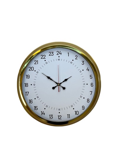 Büro Ev Ofis Hediyesi İçin 40cm Golden Biçimli Prestij Duvar Saati Diğer