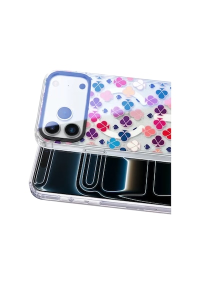 Onegif Apple İphone 17 Pro Desina Magsafe Kapak - Desen 3 Şeffaf