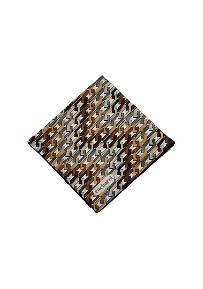 Cacharel İpek Eşarp Twill - 9050313-912 Krem Tarçın Füme Krem Tarçın Füme