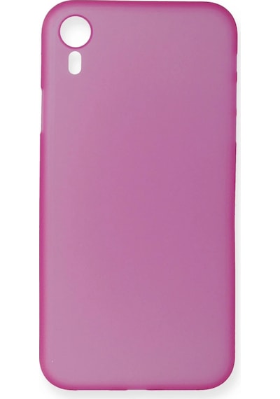 Newface Apple iPhone Uyumlu Xr Kılıf Pp Ultra İnce Kapak Semeglbl - 98 - Pembe
