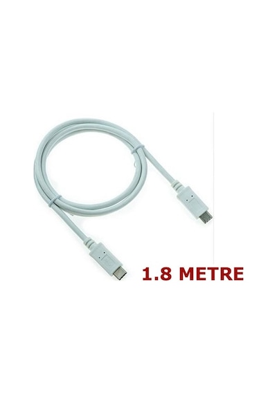 Type-C To Type-C Data Ve Hızlı Şarj Kablosu 1.8 Metre