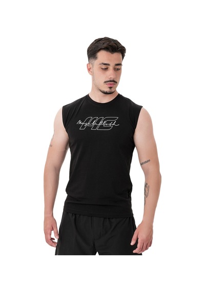 Musclecloth Icon Kolsuz T-shirt Siyah Siyah