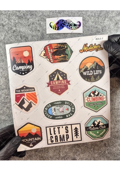 Bdls7 Küçük Boy 10lu Sticker Seti